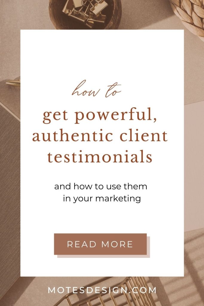 how to get powerful client testimonials