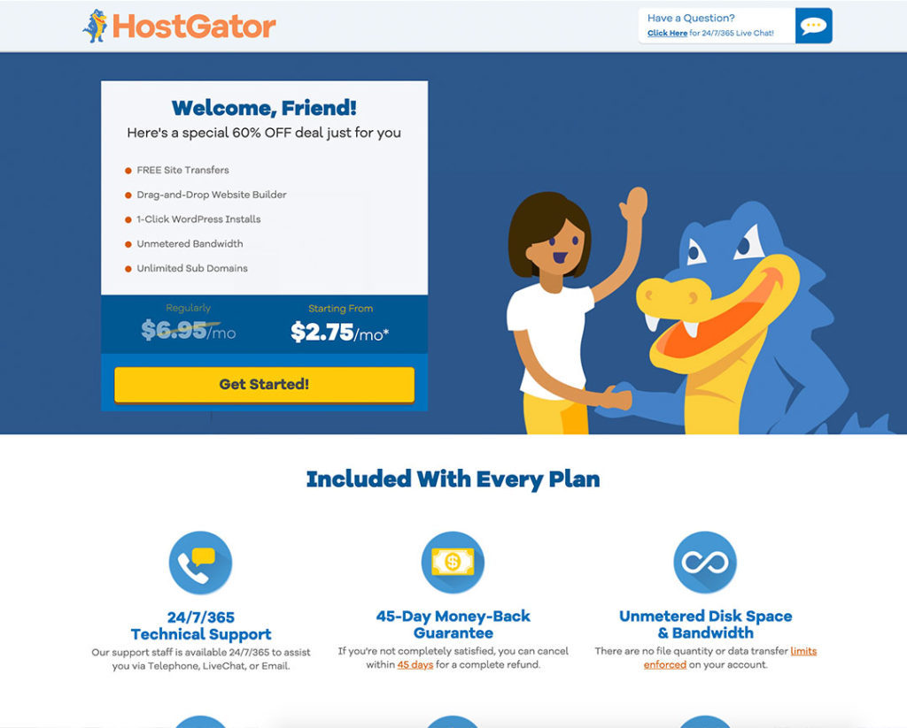HostGator Website Hosting