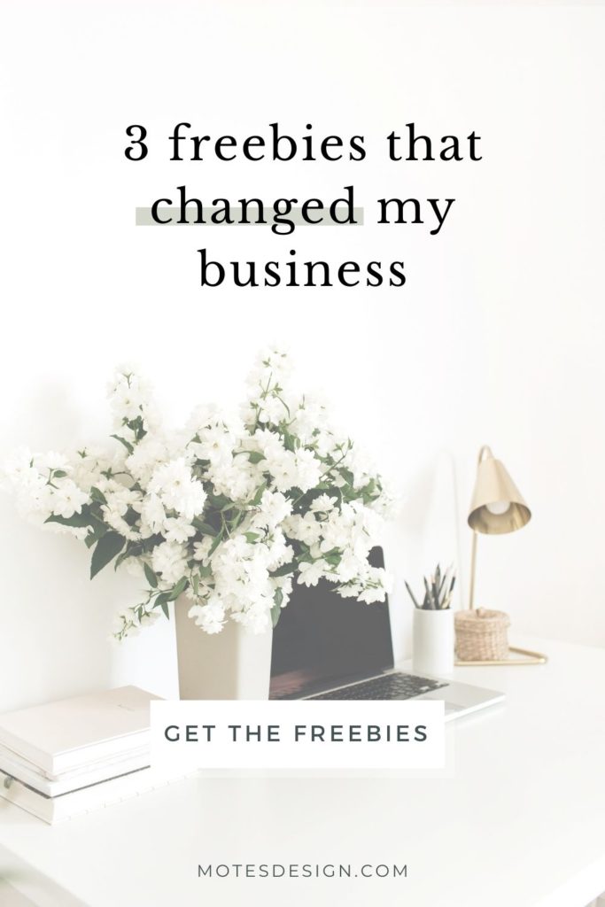 three freebies that changed my business last year