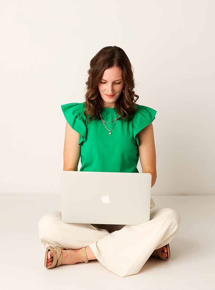 Sara motes making a wordpress website design